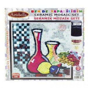 Ceramic Mosaic Set Vases ARTEBELLA 32×32 cm