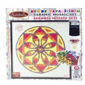 Ceramic Mosaic Set Geometrical Shape ARTEBELLA 32×32 cm
