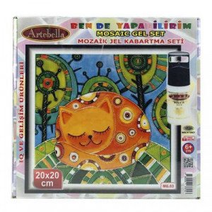 Mosaic Gel Set Cat ARTEBELLA 20*20 cm