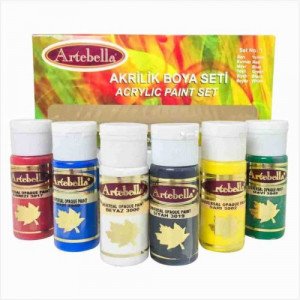 Acrylic basic color set ARTBELLA 30 ml