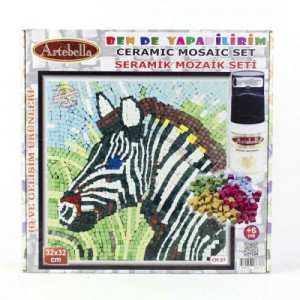 Ceramic Mosaic Set Zebra ARTEBELLA 32×32 cm
