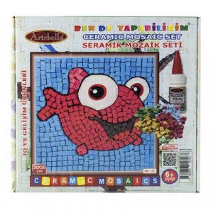 Ceramic Mosaic Set Red Fish ARTEBELLA 20*20 cm