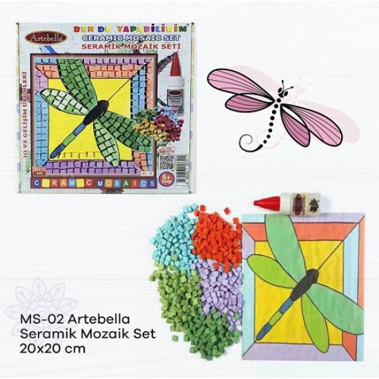 مجموعة فسيفساء سيراميك يعسوب آرت بيللا 20*20 سم