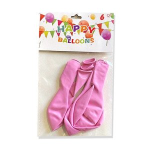 Party Balloons 6 Pcs Pastel Purple