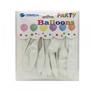 Party Balloons 8 Pcs White