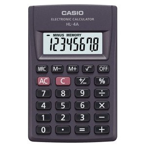 Pocket calculator CASIO HL-4A