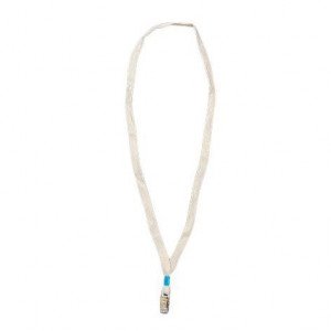Card Holder Rope With Iron Clamp SIMBA White