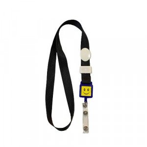 Card Holder Rope With Holders Smiley Several Colors