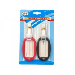 Name Card For Travel Bags Plastic Two Piece
