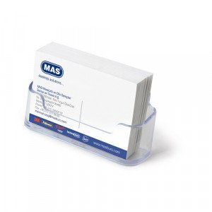 Business Card Holder MAS Plastic Transparent  