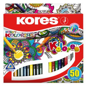 Wood Color Pencil KORES 50 Color