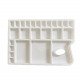 صينية خلط الوان مستطيلة 23 خانة كبيرة