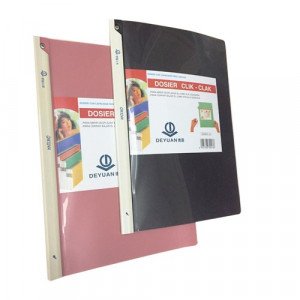 Document Cover with Long Clip Assorted Colors