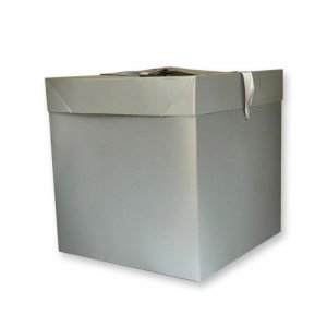 Gift Box Paper 22x22 cm Silver
