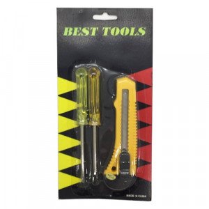  Cutter Big 18 mm Plastic Head And 2 Screwdriver