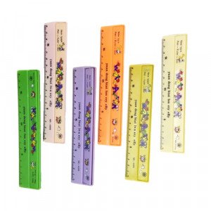  Ruler 18 cm Plastic With Photo 