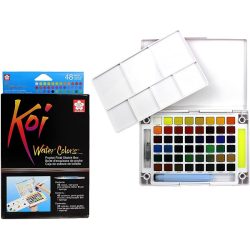 Water Coloring for Professional 48 Colors SAKURA Koi