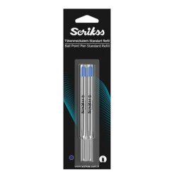  Refill BallPoint Standard Blue Color 2 Pieces SCRIKSS