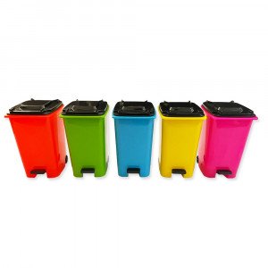 Plastic Pen Cup Trash Can Shape