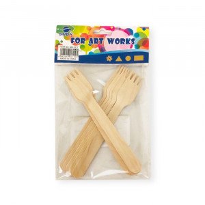  small wooden Forks simba