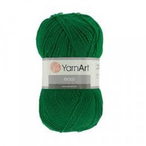  Soft Yarn Dark Green (Gold) YARN ART