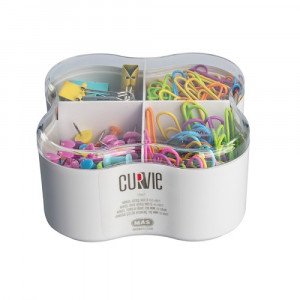 Group of Puch Pins, Paper Clips, and Binder Clips MAS Metal Multicolored
