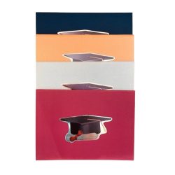 Graduation Certificate Cover Dotted Several Colors