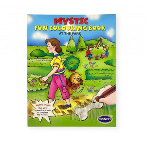 Magic Coloring Book with Drawings, Various Shapes