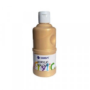  Acrylic Color SIMBA 236 ml Regular Metallic Golden
