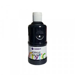  Acrylic Color SIMBA 236 ml Regular Black