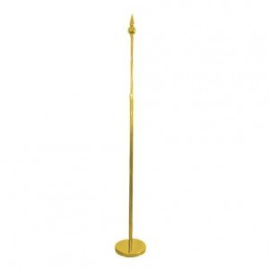 Flagpole Iron Gold With Arrow Head 