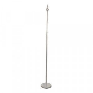 Flagpole Iron Silver With Arrow Head 