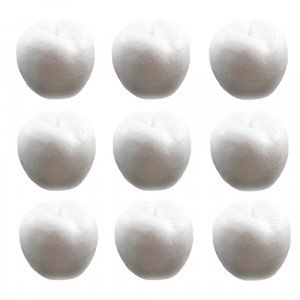 Foam Anthropomorphic an Apple 6 cm 9 pic