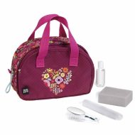 Handbag for Children with Personal Care Tools Love Folk Purple