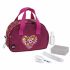 Handbag for Children with Personal Care Tools Love Folk Purple