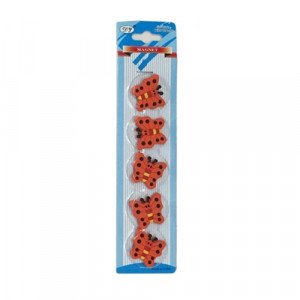 Magnet Set 5 Pieces Butterfly Shape