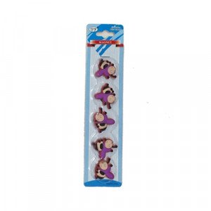 Magnet Set 5 Pieces Bee Shape