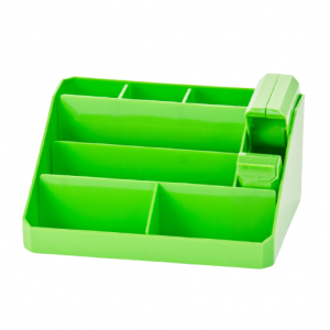 Executive Desk Organiser Green METRO 8 Compartments