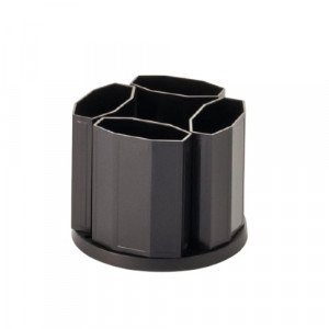 4Ways Adjustable Pen &amp; Pencil Caddy Acrylic Black METRO 