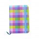 دفتر مذكرة 21x14 سم بحبل مسطر كاروهات اشكال