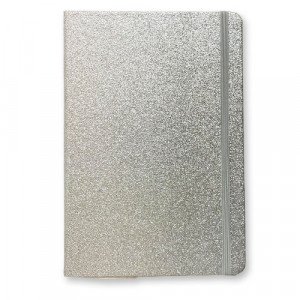 Memo Notebook 9x14 cm with Rope lined Glittery Assorted Color