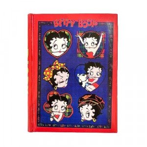 Memo Notebook 13x18 cm With Lined Rope Betty Boop