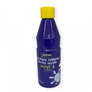 Glossy Acrylic Brillante Colors PEBEO Ultramarine Blue 500 ml