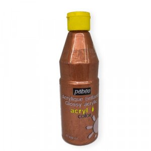 Glossy Acrylic Brillante Colors PEBEO Copper 500 ml