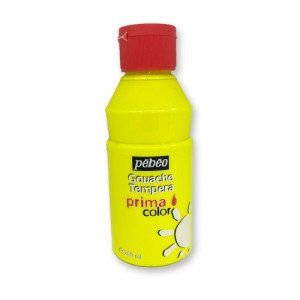 Gouache Tempera Colors PEBEO Fluorescent Yellow 250 ml