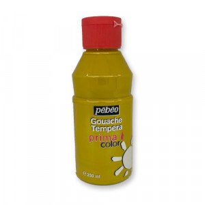 Gouache Tempera Colors PEBEO Primary Yellow 250 ml