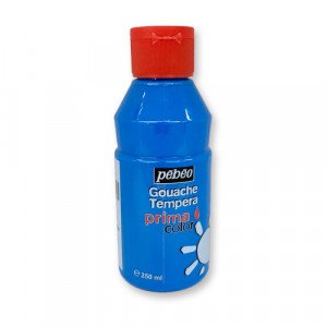Gouache Tempera Colors PEBEO Fluorescent Blue 250 ml
