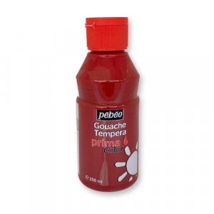 Gouache Tempera Colors PEBEO Dark Red 250 ml