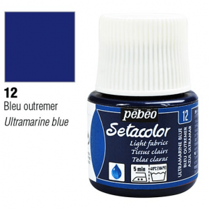 Seta  Color Transparent Ultramarine Blue 12 PEBEO 45 ml