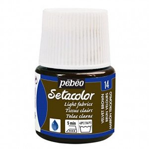 Seta  Color Transparent Velvet Brown14 PEBEO 45 ml
